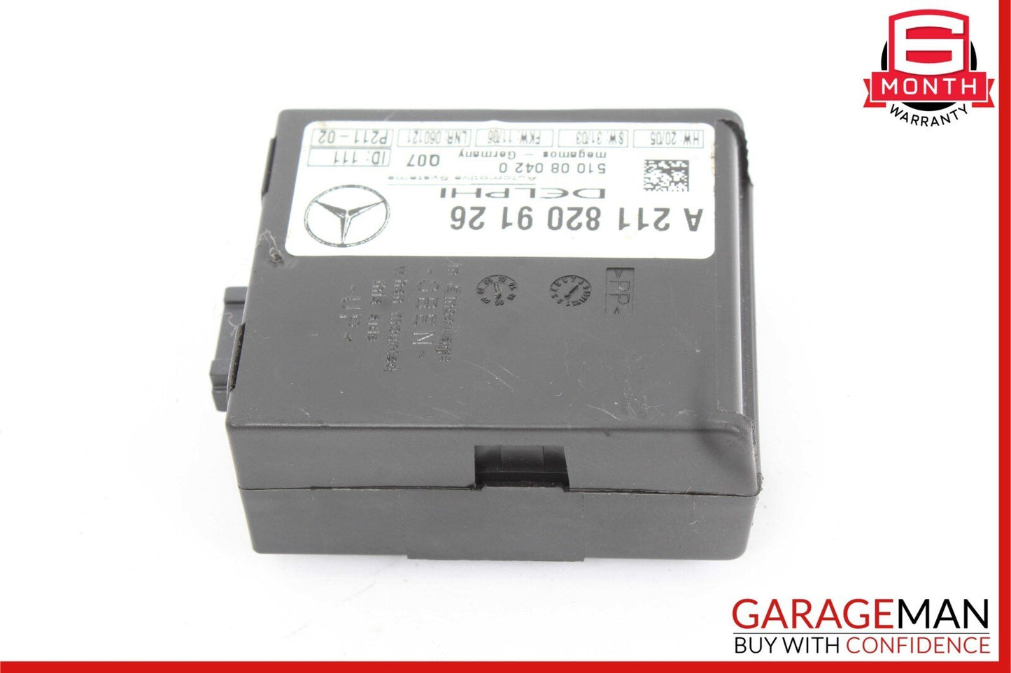 Mercedes SLK280 CL500 S430 E320 CLK500 Anti Theft Alarm Module 2118209126