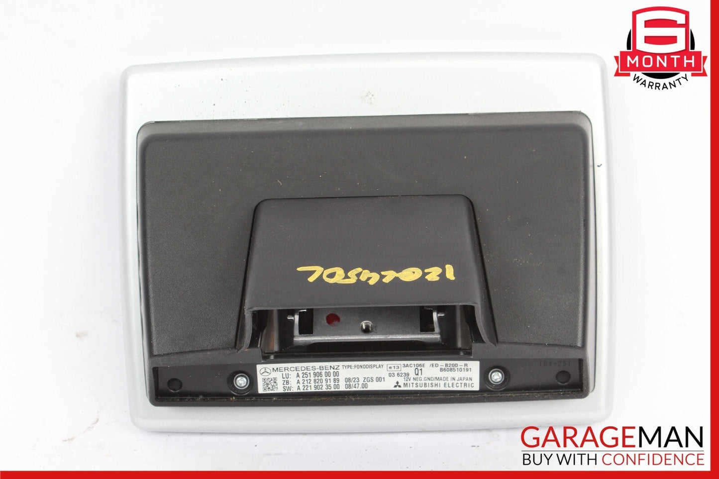 09-13 Mercedes  X164 GL550 ML550 Left or Right Headrest Screen Monitor Display