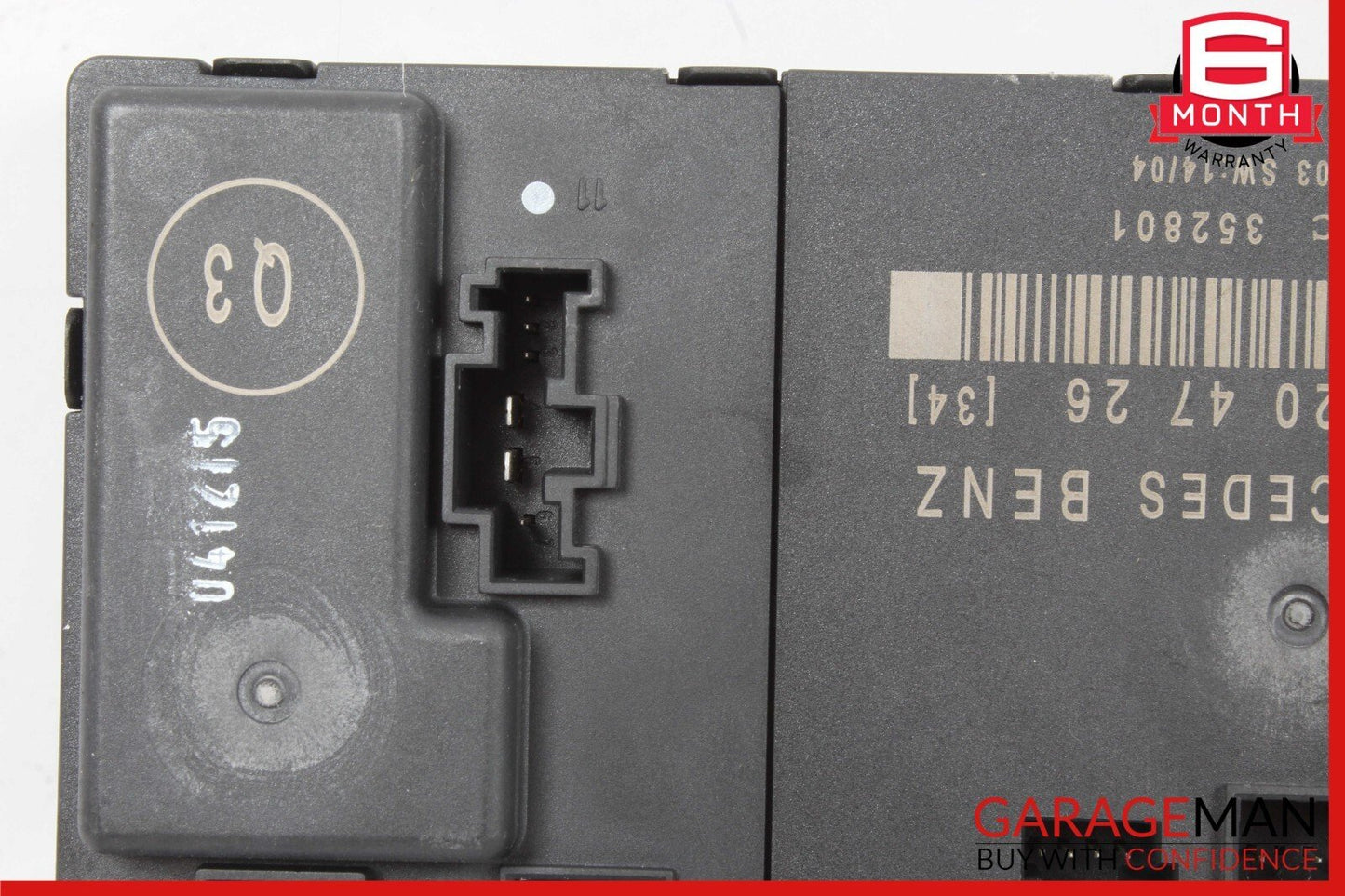 03-12 Mercedes R230 SL500 SL55 AMG SL550 Door Control Module Left Side OEM