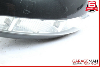 07-09 Mercedes W221 S550 S600 Front Left Side Mirror Door Rear View Black OEM
