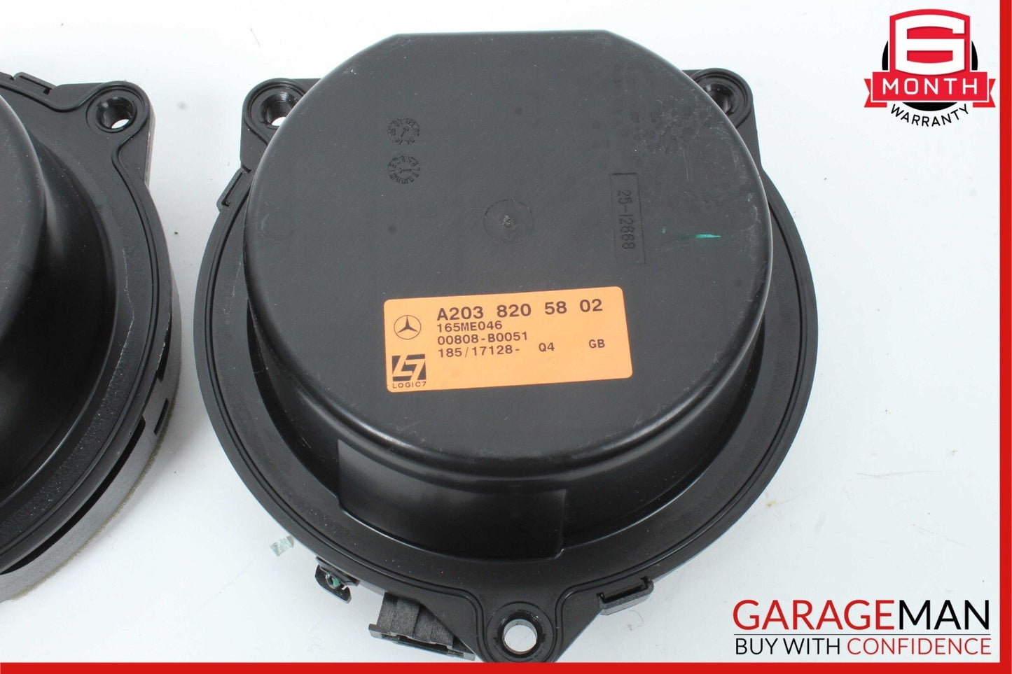 03-09 Mercedes W209 CLK350 C350 Rear Door Audio Sound Speaker Set of 2 Pc OEM