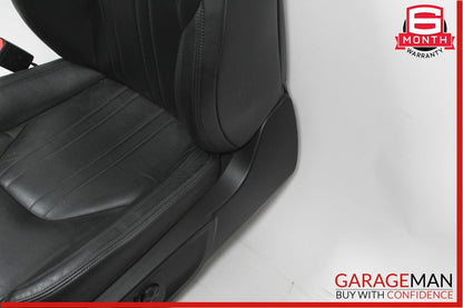 14-17 Maserati Ghibli Front Left Side Complete Seat Cushion Cover Assembly Black