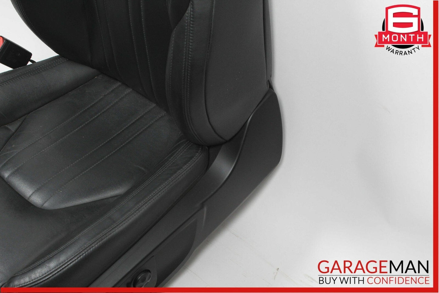 14-17 Maserati Ghibli Front Left Side Complete Seat Cushion Cover Assembly Black