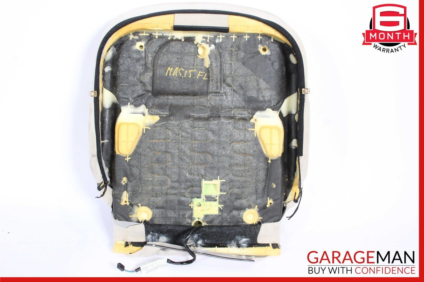 14-17 Maserati Ghibli Front Left Driver Side Lower Bottom Seat Cushion Gray OEM