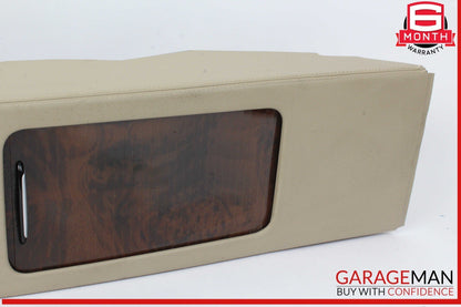 12-14 Mercedes W218 CLS550 CLS500 Rear Center Console Armrest Storage Beige OEM