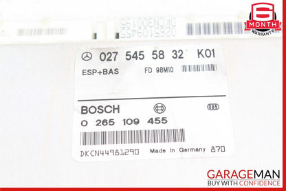 99-02 Mercedes R129 SL500 SL600 Electronic Stability Control Module ABS ESP OEM