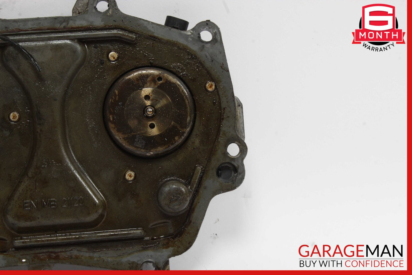 12-18 Mercedes W212 E350 Front Left or Right Engine Timing Chain Cover Plate OEM