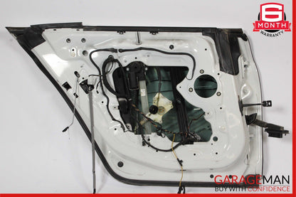 13-19 BMW 650i F06 Rear Left Driver Side Door Exterior Shell White OEM