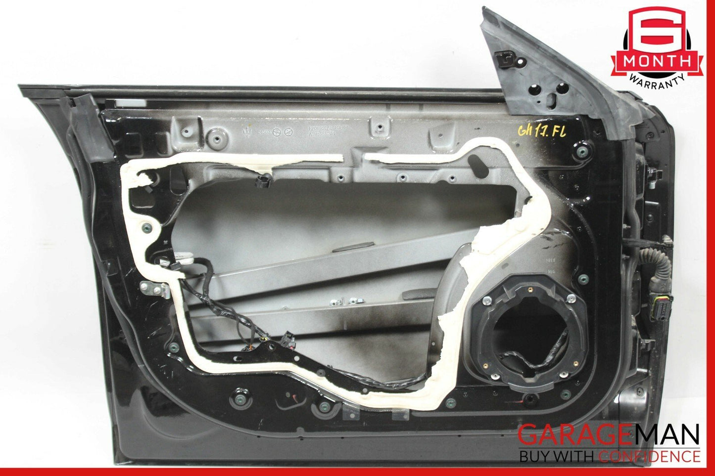14-17 Maserati Ghibli Front Left Driver Side Exterior Door Shell Panel Black