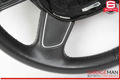 13-16 Audi A4 Front Left Driver Side Steering Wheel Black 4L0419091AC OEM