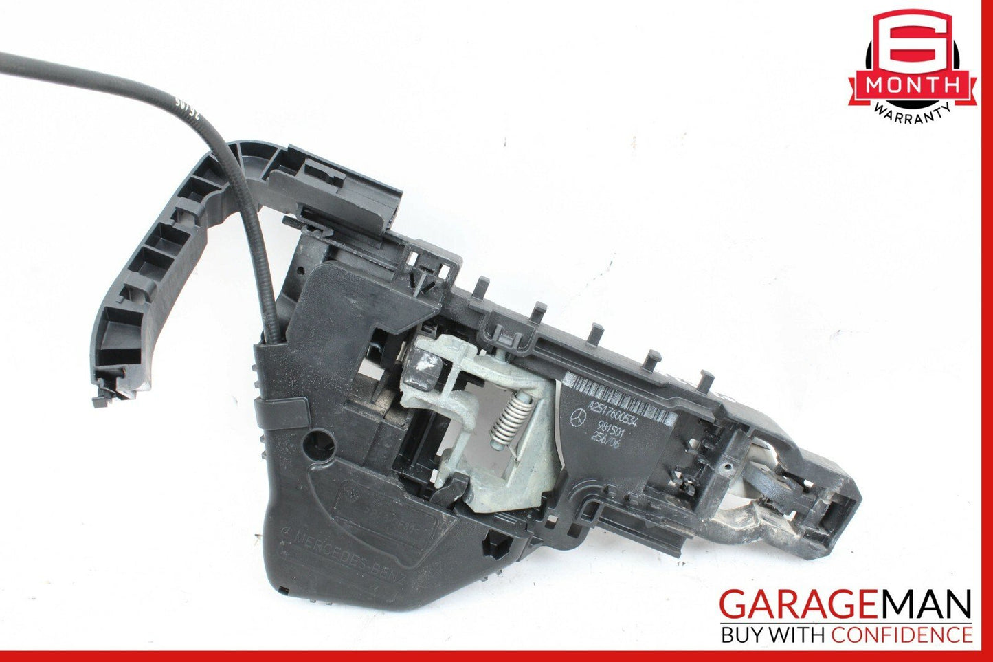 06-10 Mercedes W251 R350 Rear Left Side Exterior Door Handle 2517600634 OEM