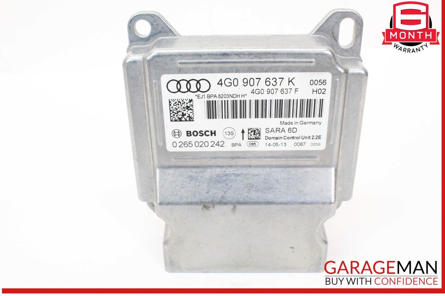 12-18 Audi A6 A7 Yaw Rate Accelerator Stability Speed Control Sensor 4G0907637K