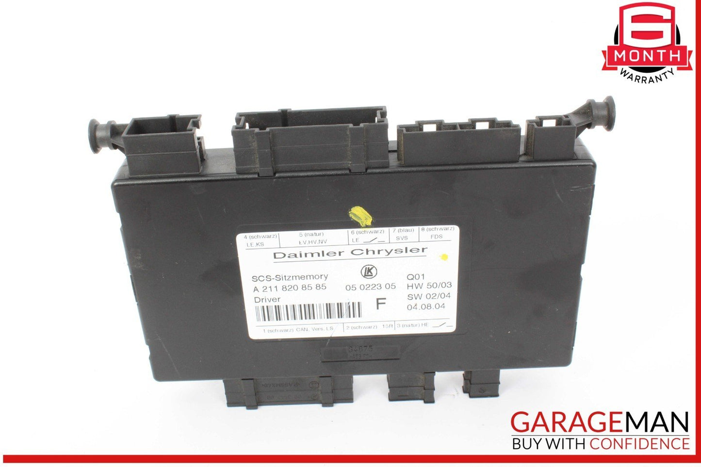 03-12 Mercedes W211 E350 ML500 Front Left Side Seat Control Module OEM