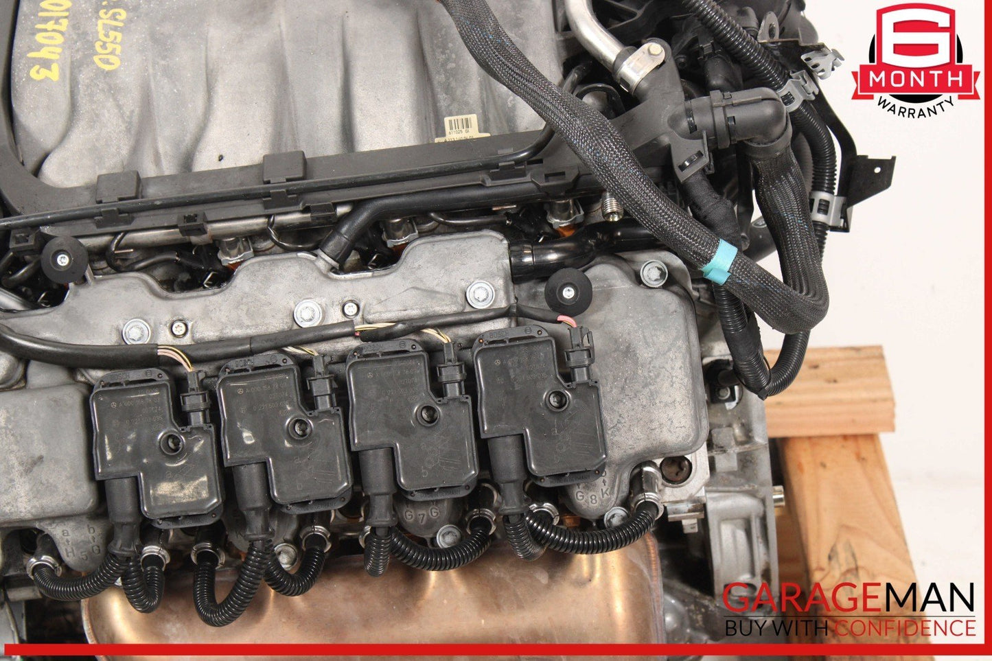 03-06 Mercedes R230 SL500 RWD Engine Motor Block Assembly OEM 133k