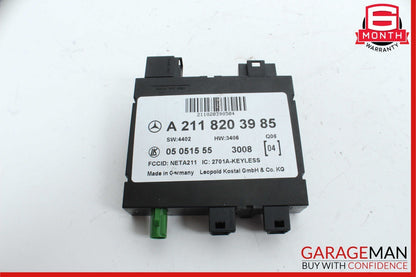 03-11 Mercedes W219 CLS550 E550 Keyless Go Entry Computer Control Module Unit