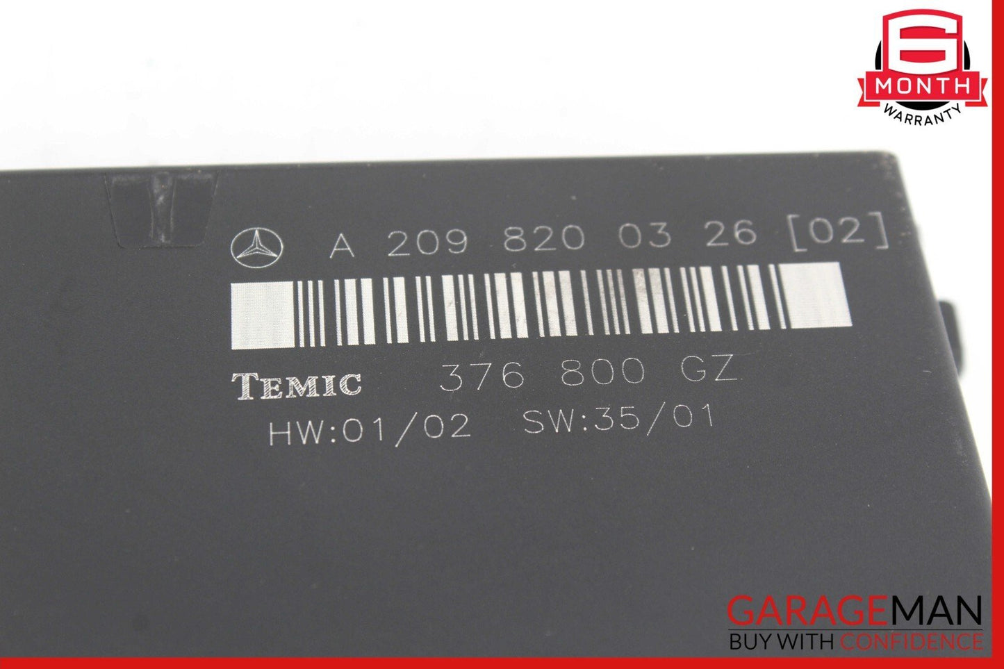 03-09 Mercedes W209 CLK55 AMG CLK500 CLK320 Rear Temic Control Module OEM