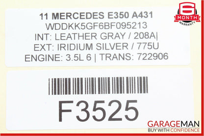 10-13 Mercedes W207 E350 E550 E63 AMG Front Right Side Door Control Module OEM