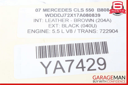 03-12 Mercedes W219 CLS550 E350 Under Seat Control Module Front Right Side OEM