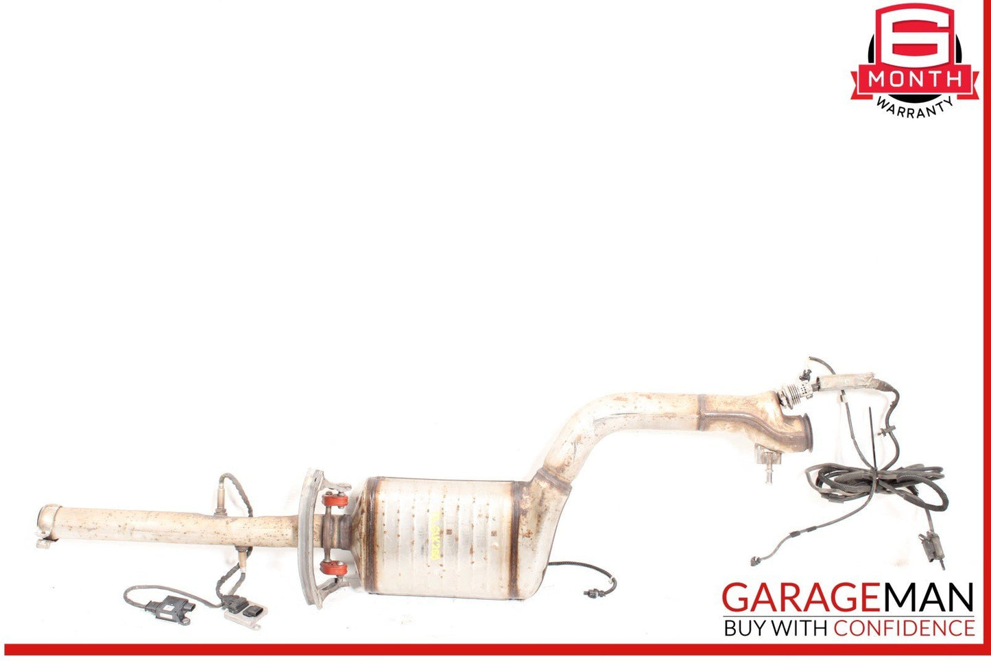 12-15 Mercedes X204 GLK250 Center Exhaust Muffler Resonator OEM