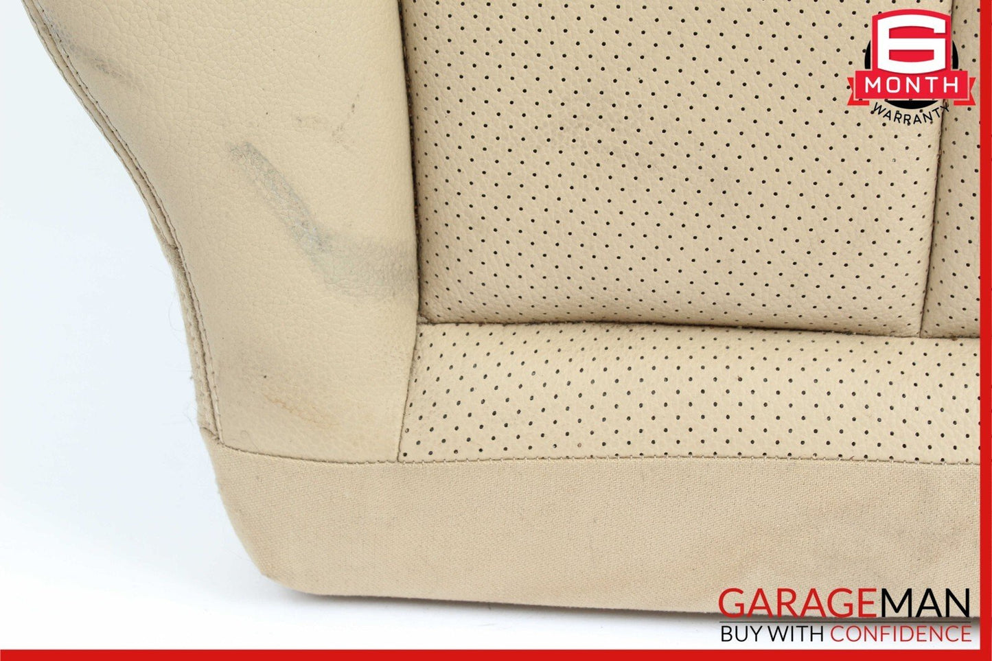 07-09 Mercedes W211 E350 Front Right Lower Bottom Seat Cushion Assembly Brown