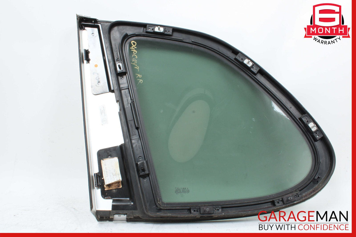 03-06 Porsche Cayenne 955 Rear Right Side Quarter Window Glass Panel OEM