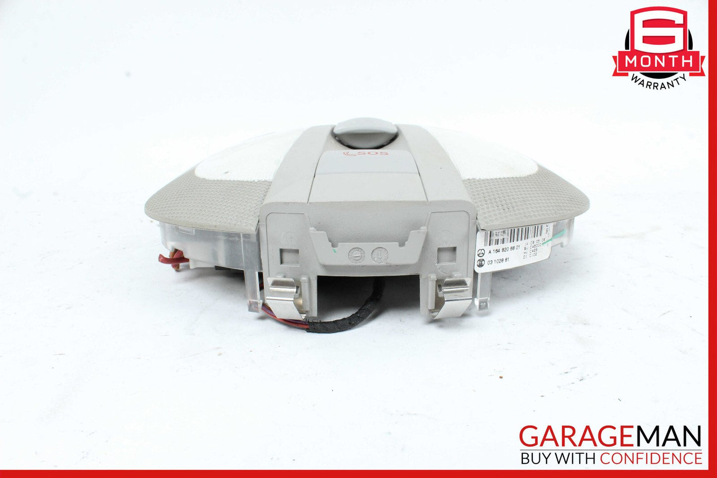 06-12 Mercedes W251 R350 R550 R63 AMG Front Overhead Dome Light Lamp Gray OEM