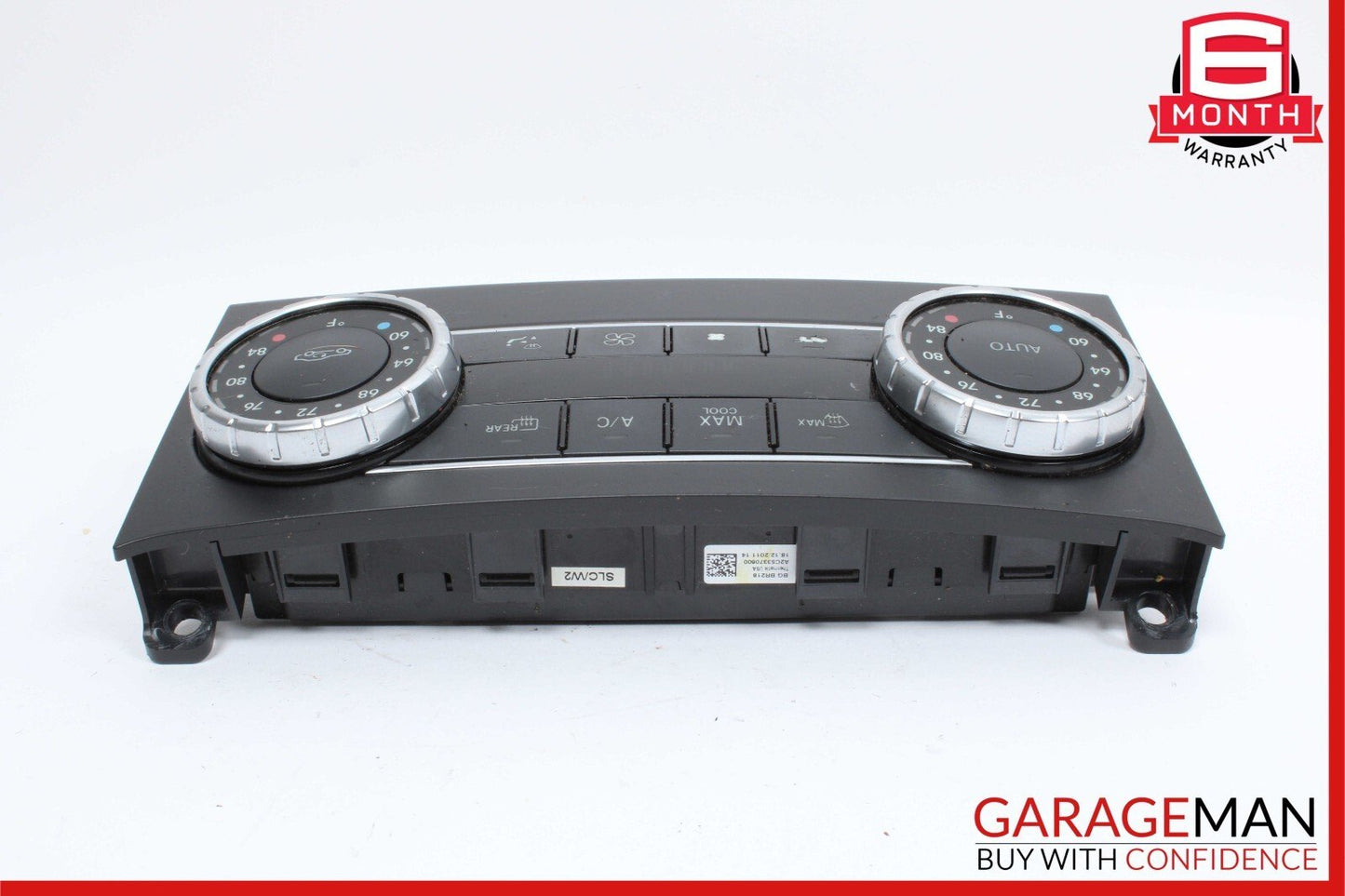 12-14 Mercedes W204 C250 C63 AC A/C Heater Climate Control Switch Trim Assembly