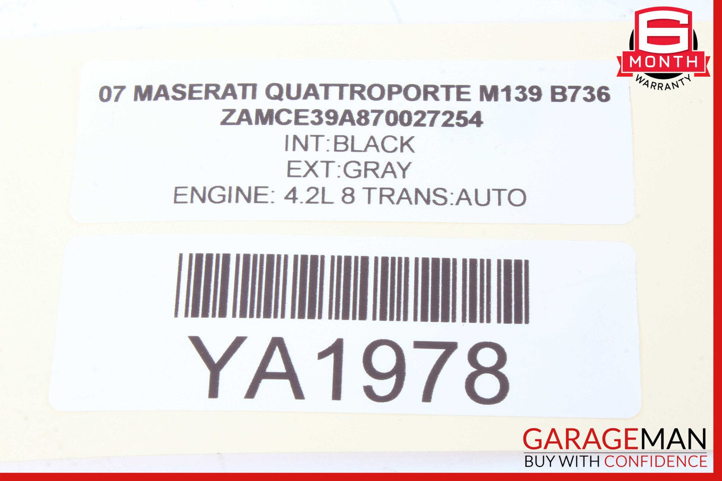 03-08 Maserati Quattroporte Temperature A/C Climate Control Module Unit OEM