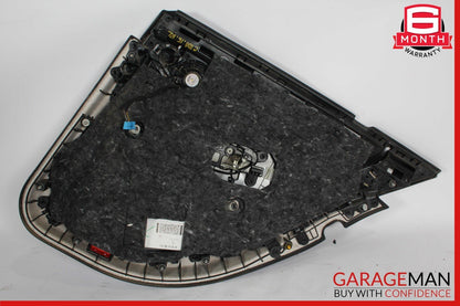 15-16 Mercedes W205 C300 C350e Rear Left Side Interior Door Panel Cover Grey
