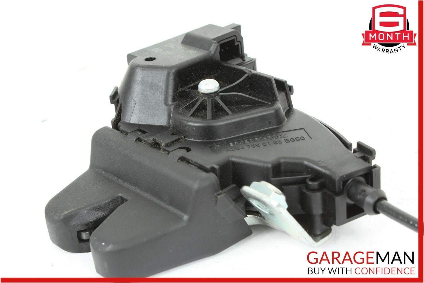 08-15 Mercedes W204 C350 Trunk Lid Lock Latch Actuator w/ Cylinder Mechanism OEM