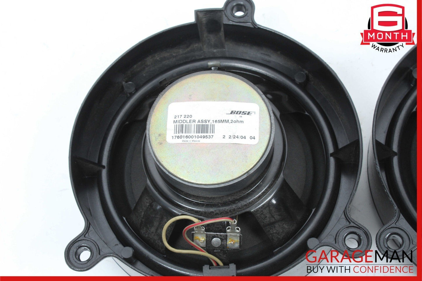 03-09 Mercedes W209 CLK500 CLK55 Front Left & Right Side Door Audio Speaker Set