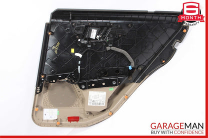 10-15 Mercedes X204 GLK350 Rear Left Side Interior Door Panel Assembly Brown