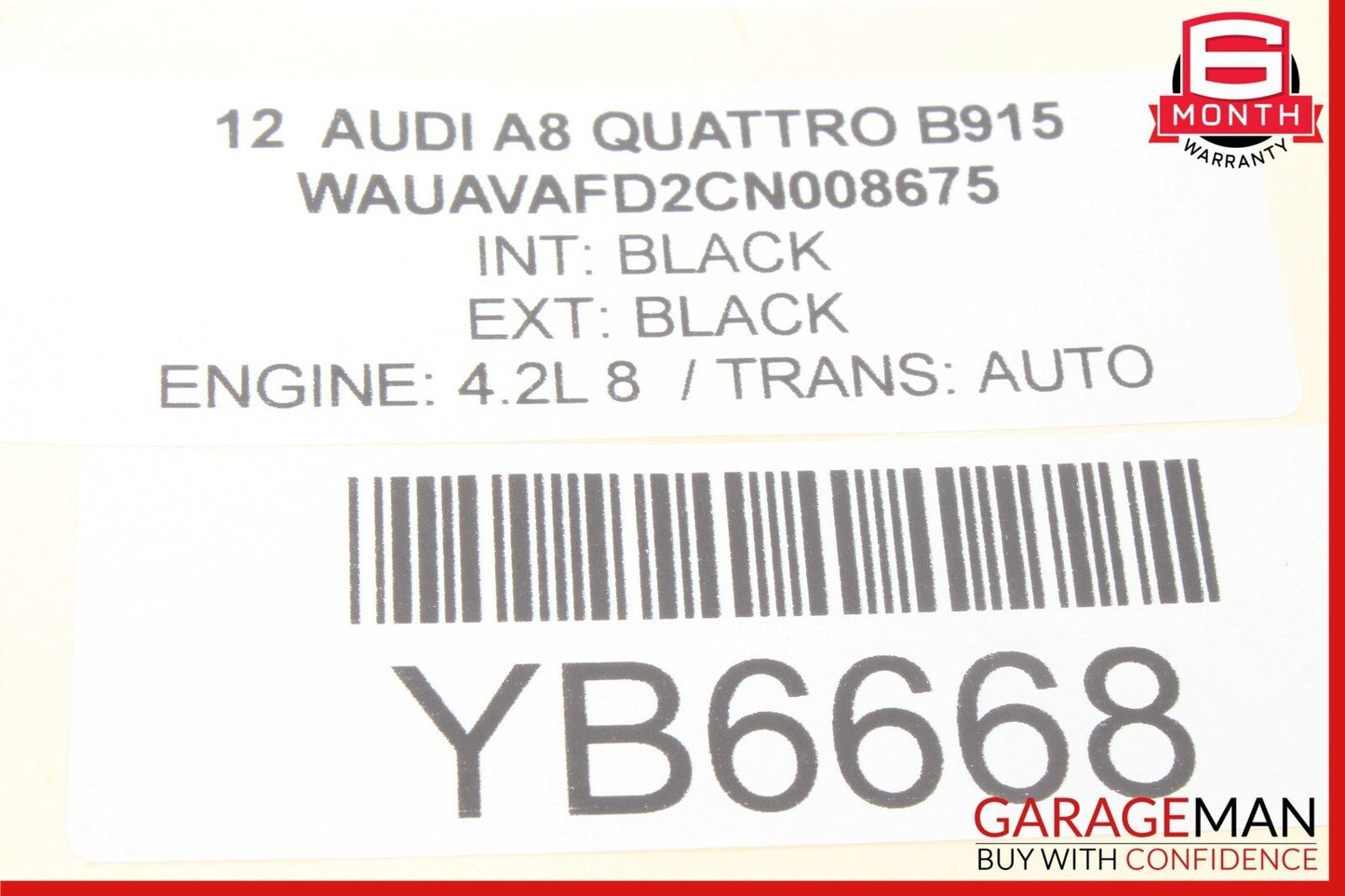 11-18 Audi A8 Quattro Dash Analog Clock 4H0919204