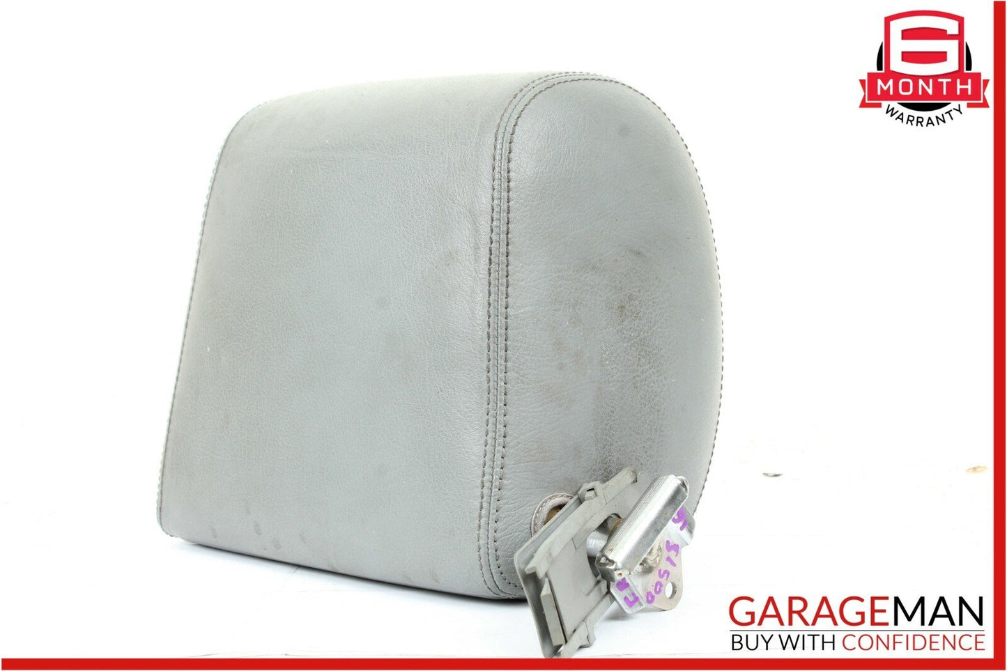 90-02 Mercedes R129 SL500 500SL Front Right Side Seat Headrest Head Rest Gray