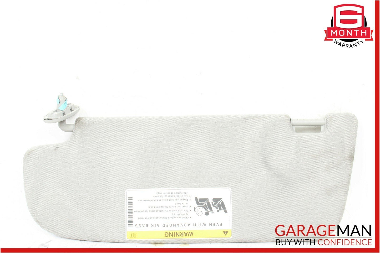 07-13 Mercedes W221 S550 Sun Visor Sunvisor Shade Cover Right Side Gray OEM