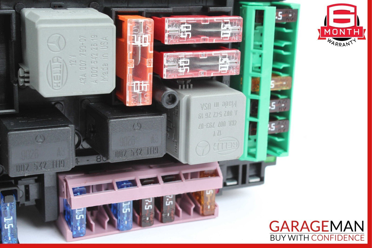 10-11 Mercedes W212 E350 E550 Rear SAM Module Fuse Box Relay 2129003702 OEM