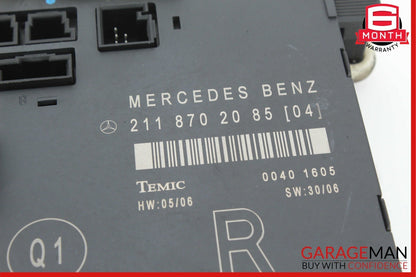 03-09 Mercedes W211 E320 E350 E550 Front Right Side Door Control Module Unit