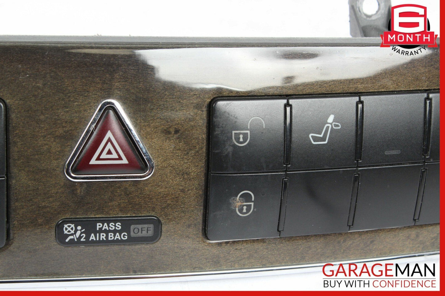 05-07 Mercedes W203 C230 C55 AMG Dash Hazard Light Switch Door Lock Control