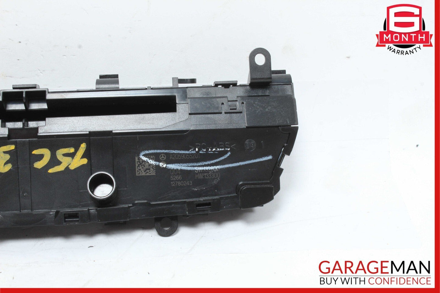15-18 Mercedes W205 C300 C400 Media Center Dashboard Hazard Control Switch OEM