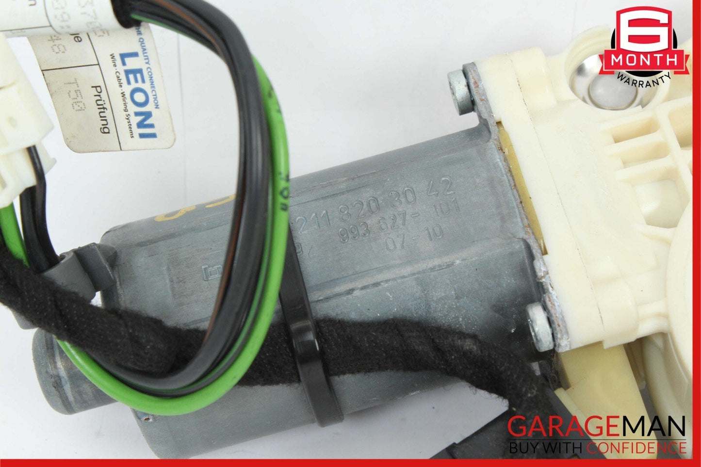 03-09 Mercedes W211 E550 Front Right Passenger Side Window Regulator Motor OEM