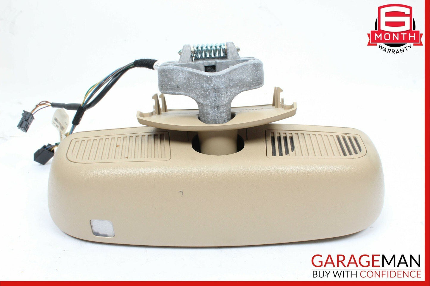 10-13 Mercedes W221 S400 S65 AMG Interior Top Upper Rear View Mirror Beige OEM