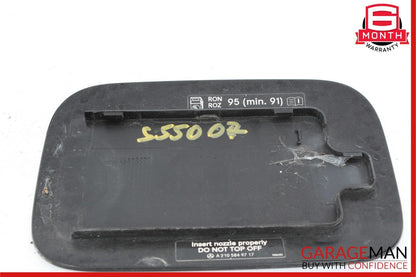 03-09 Mercedes W221 S550 E550 Sedan Fuel Gas Tank Lid Door Black OEM