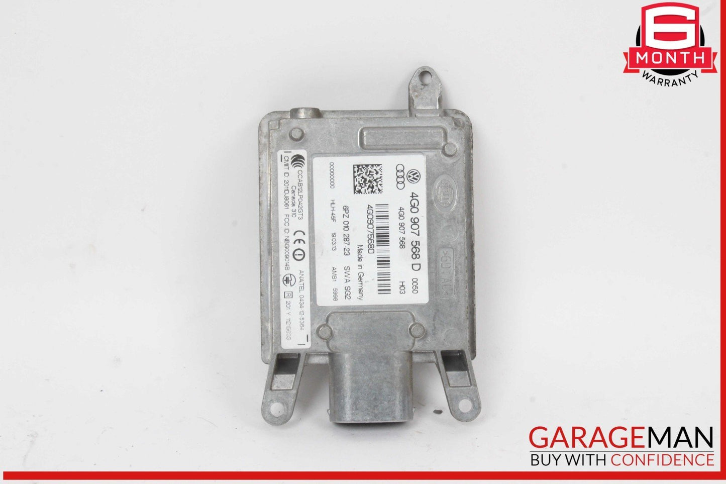2012-2018 Audi A6 Blind Spot Lane Change Radar Module 4G0907568D Genuine