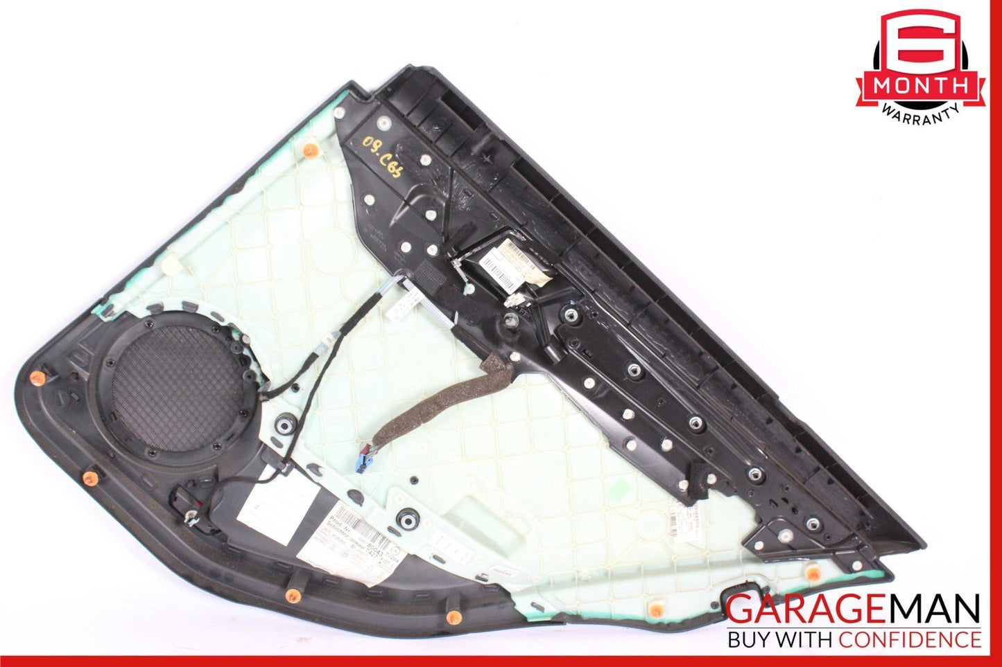 08-11 Mercedes W204 C300 C63 AMG Rear Left Driver Side Interior Door Panel OEM