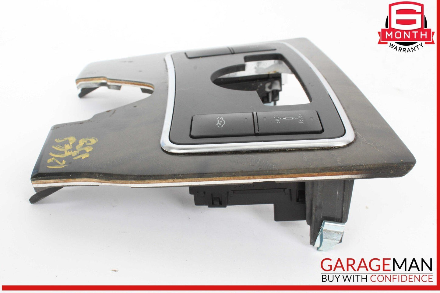 12-14 Mercedes W218 CLS550 Center Console Switch Trim Bezel Cover Wood OEM