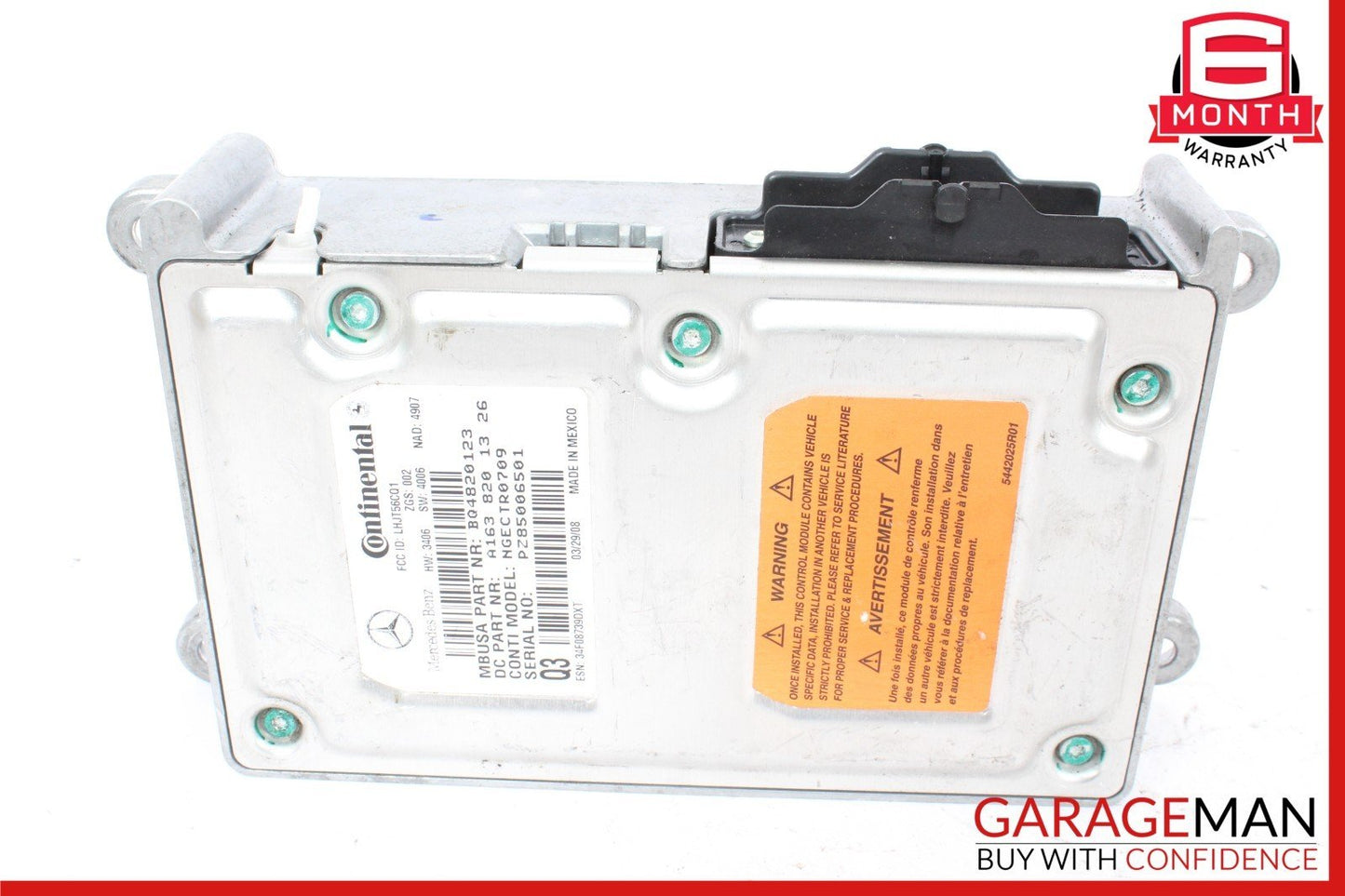 00-09 Mercedes R230 SL500 SL550 Voice Command Control Module 1638201326 OEM