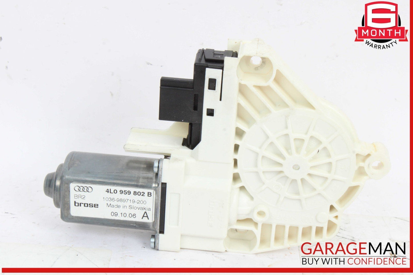 07-15 Audi Q7 Front Right Passenger Side Window Regulator Motor 4L0959802B OEM