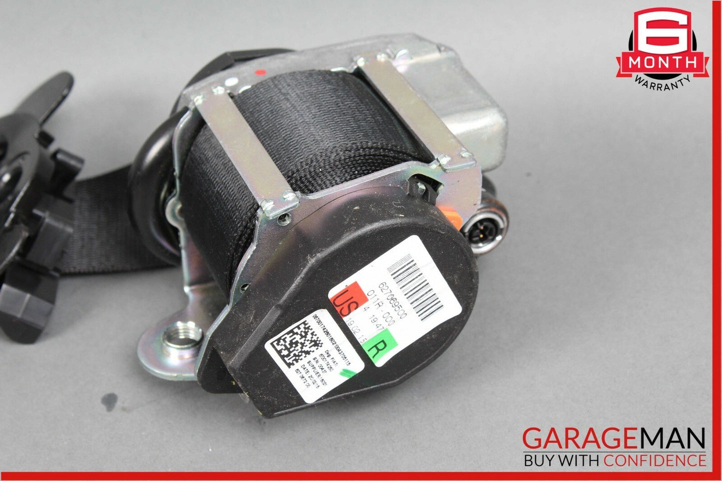 14-17 Maserati Ghibli Front Right Side Seatbelt Seat Belt Retractor Black OEM