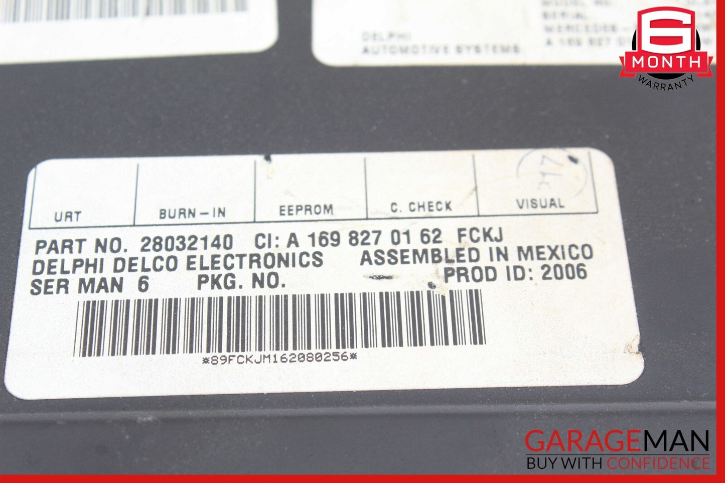 03-11 Mercedes W211 R350 CLS550 Sirius Satellite Radio Receiver Module Unit OEM
