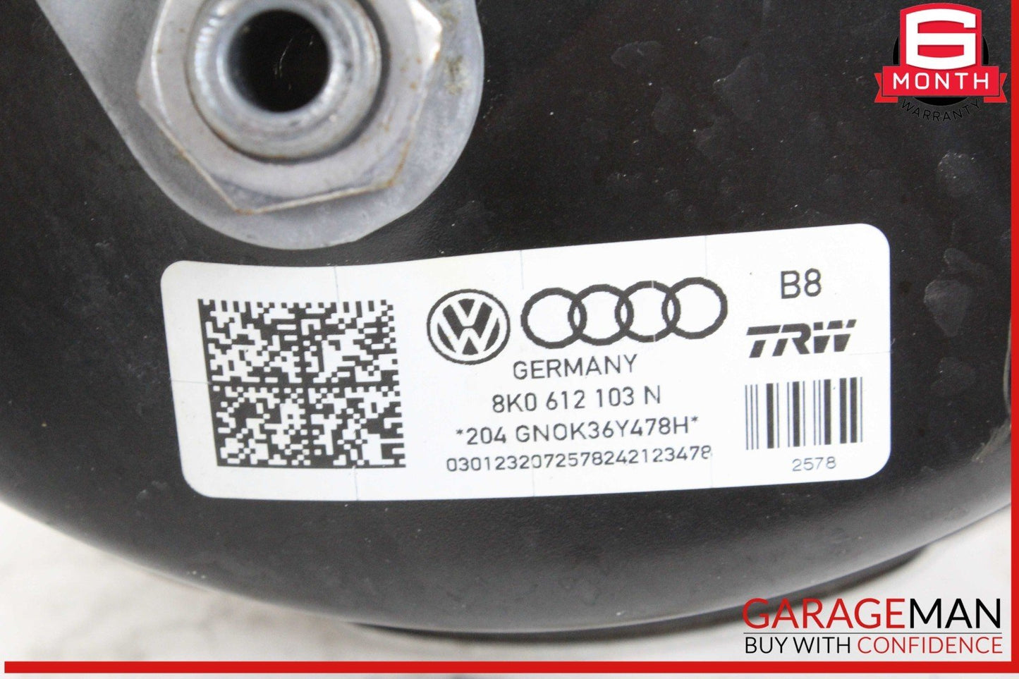 13-16 Audi A4 A5 Power Brake Booster Master Cylinder w/ Reservoir 8K0612103N OEM